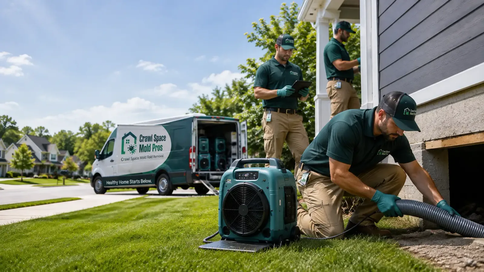 Crawl Space Mold Removal in Endeavor, WI